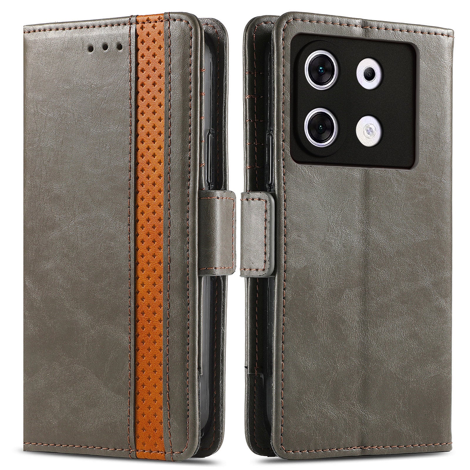 CASENEO 002 Series For Transsion Infinix Zero 30 5G Phone Case Leather Wallet RFID Blocking Cover