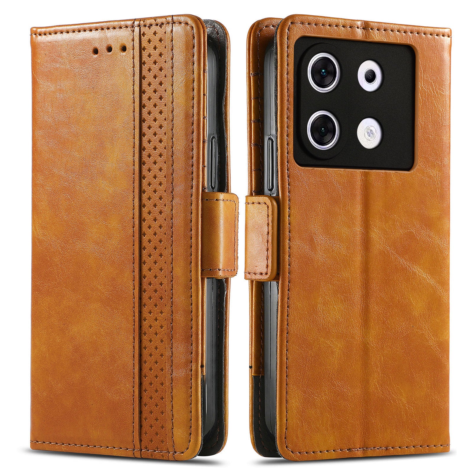 CASENEO 002 Series For Transsion Infinix Zero 30 5G Phone Case Leather Wallet RFID Blocking Cover