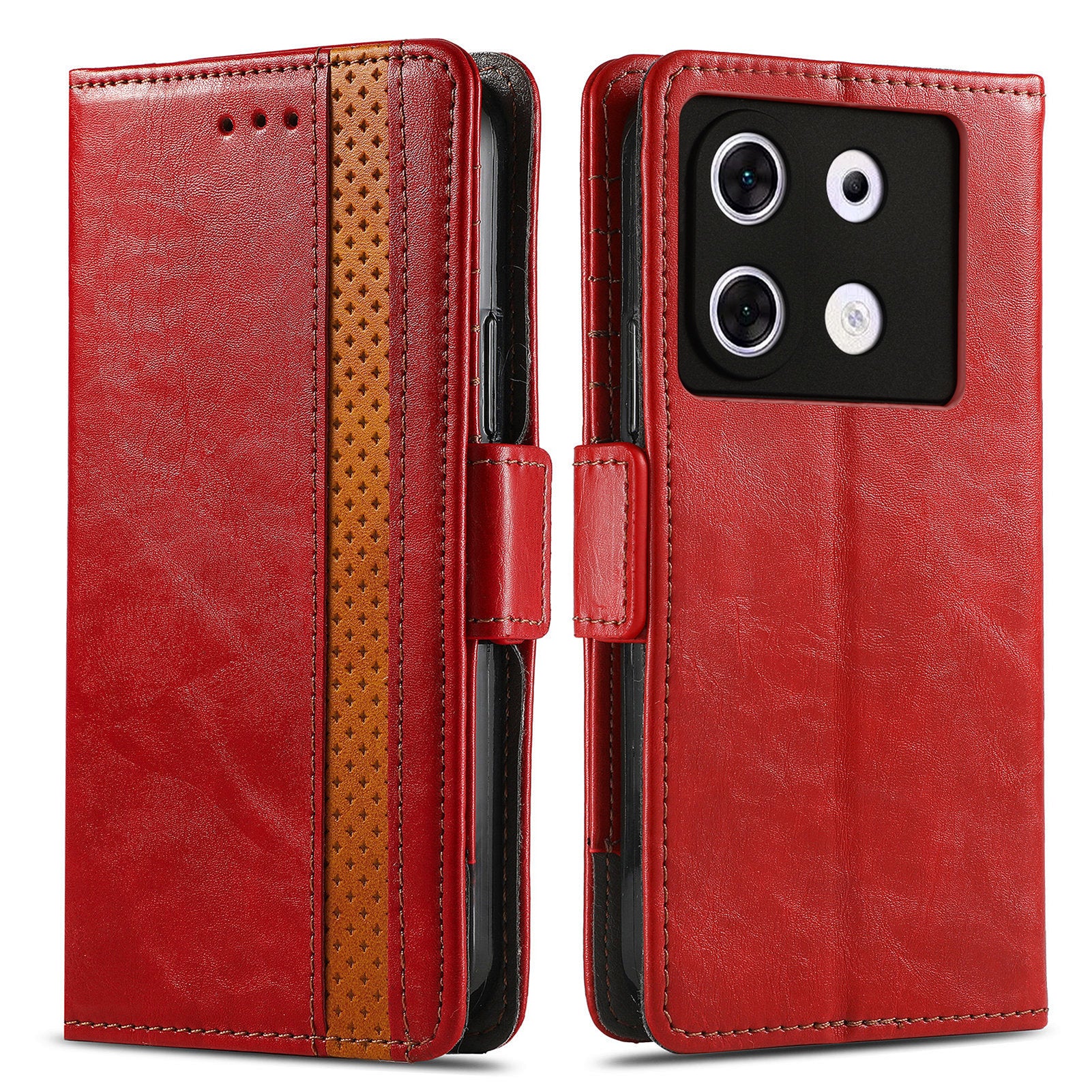 CASENEO 002 Series For Transsion Infinix Zero 30 5G Phone Case Leather Wallet RFID Blocking Cover