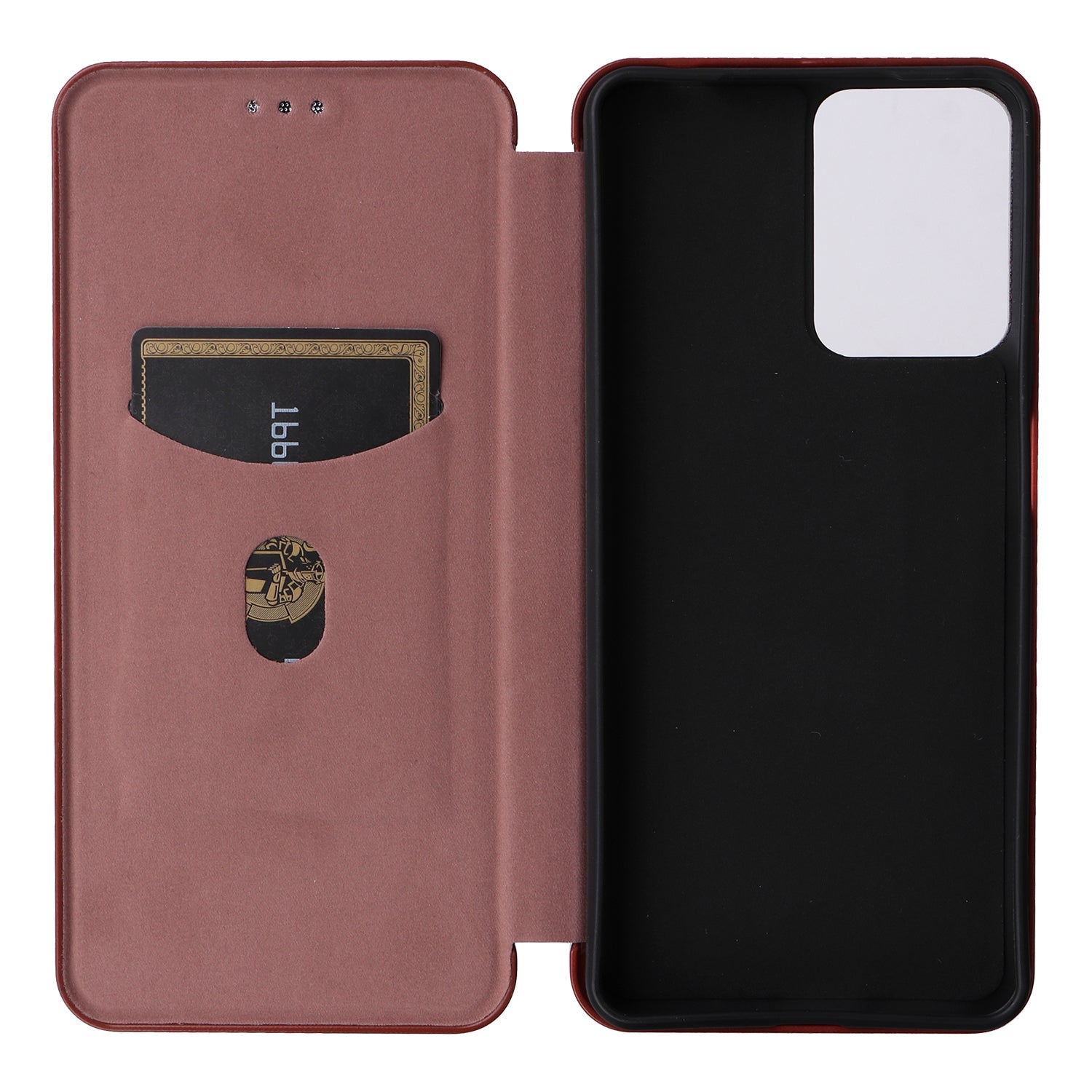 For Motorola Moto G04 4G / G24 4G Case Leather Carbon Fiber Texture Magnetic Protective Phone Cover