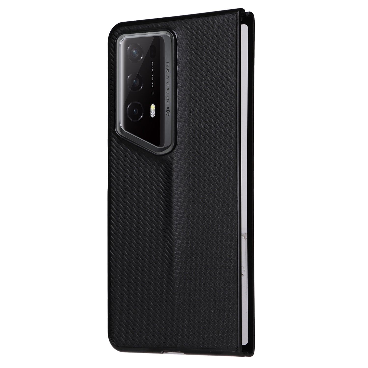 For Honor Magic V2 RSR Porsche Design Case Carbon Fiber Texture Leather Coated PC Phone Cover
