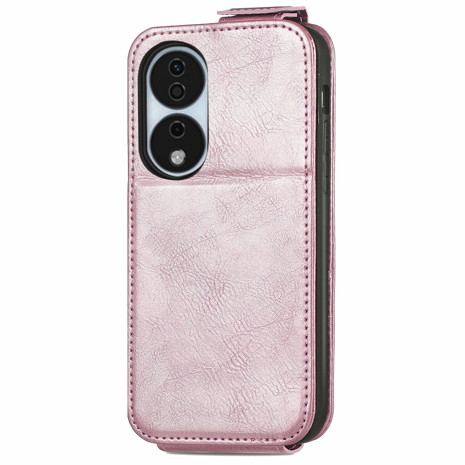 For Honor X7b 4G / 90 Smart Case Vertical Flip Zipper Pocket PU Leather Cell Phone Cover