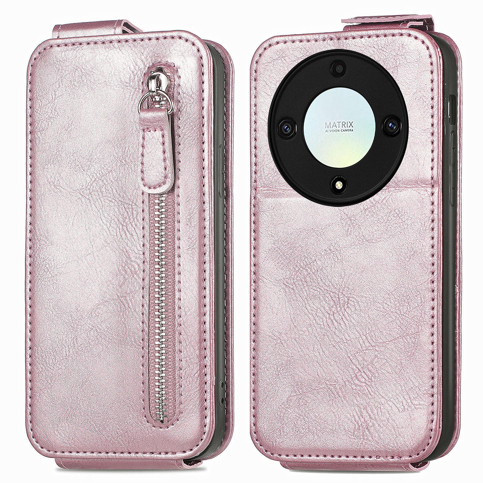 For Honor X40 5G / X9a 5G / Magic5 Case Anti-fall Vertical Flip Phone Wallet Cover