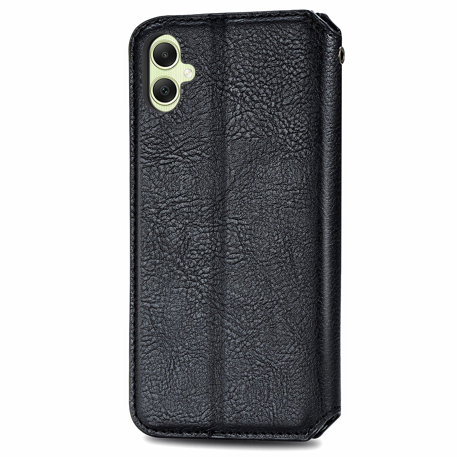 For Samsung Galaxy A05 4G Phone Case Imprinted Rhombus Leather Wallet Cover