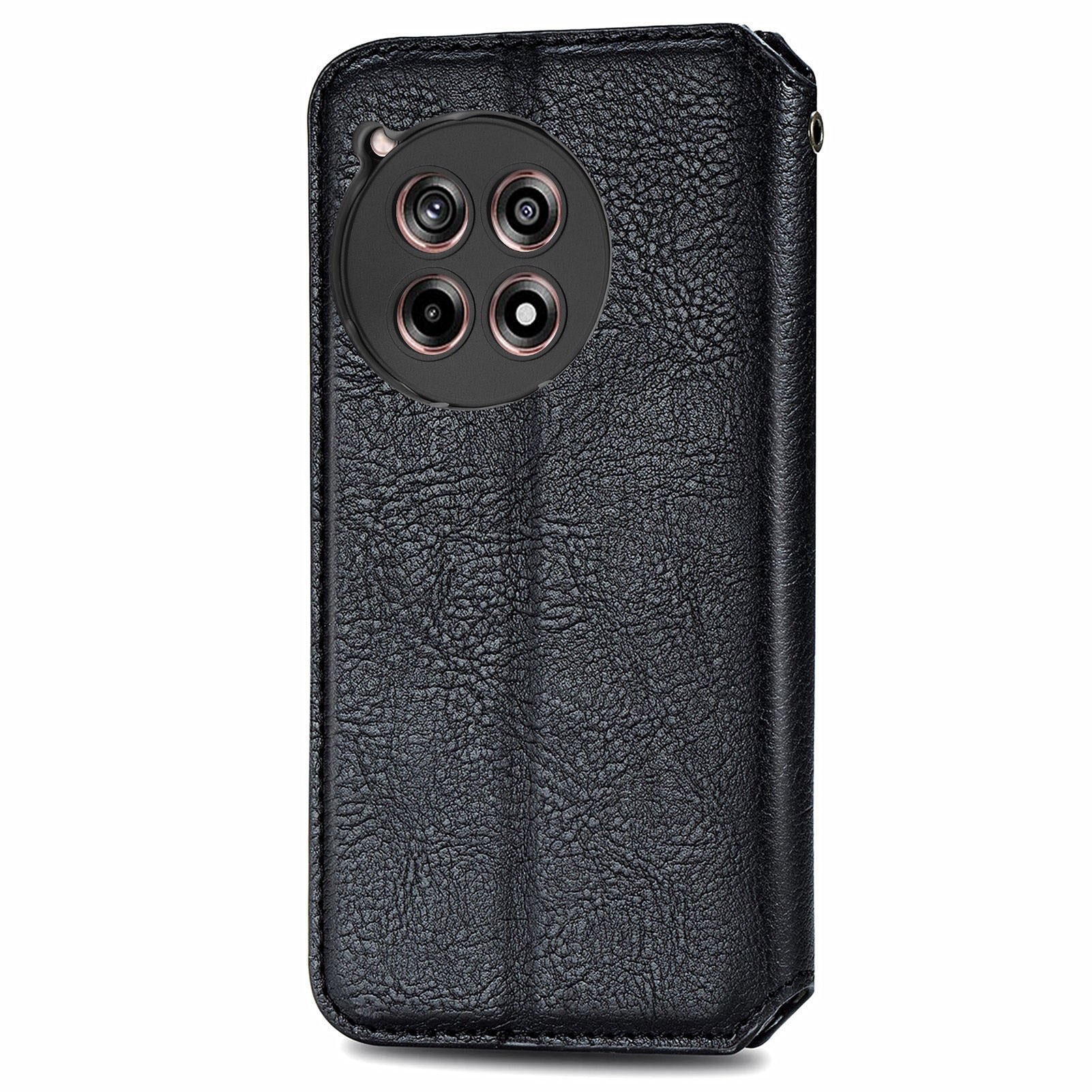 For OnePlus 12R 5G / Ace 3 5G Case Rhombus Leather Card Slot Magnetic Closure Phone Cover