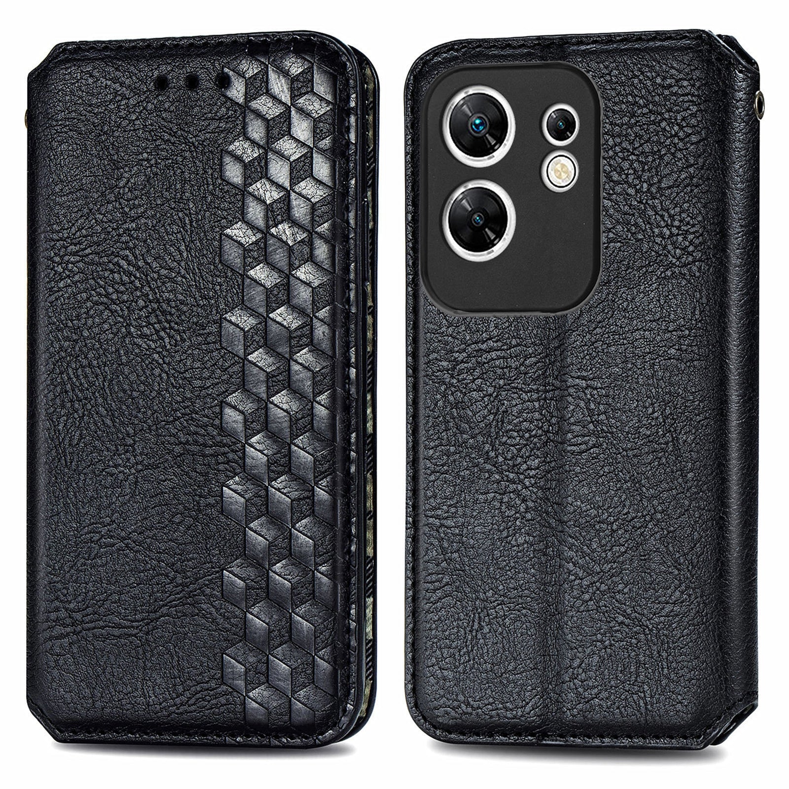 For Transsion Infinix Zero 30 4G Case Magnetic Closing PU Leather Phone Wallet Cover