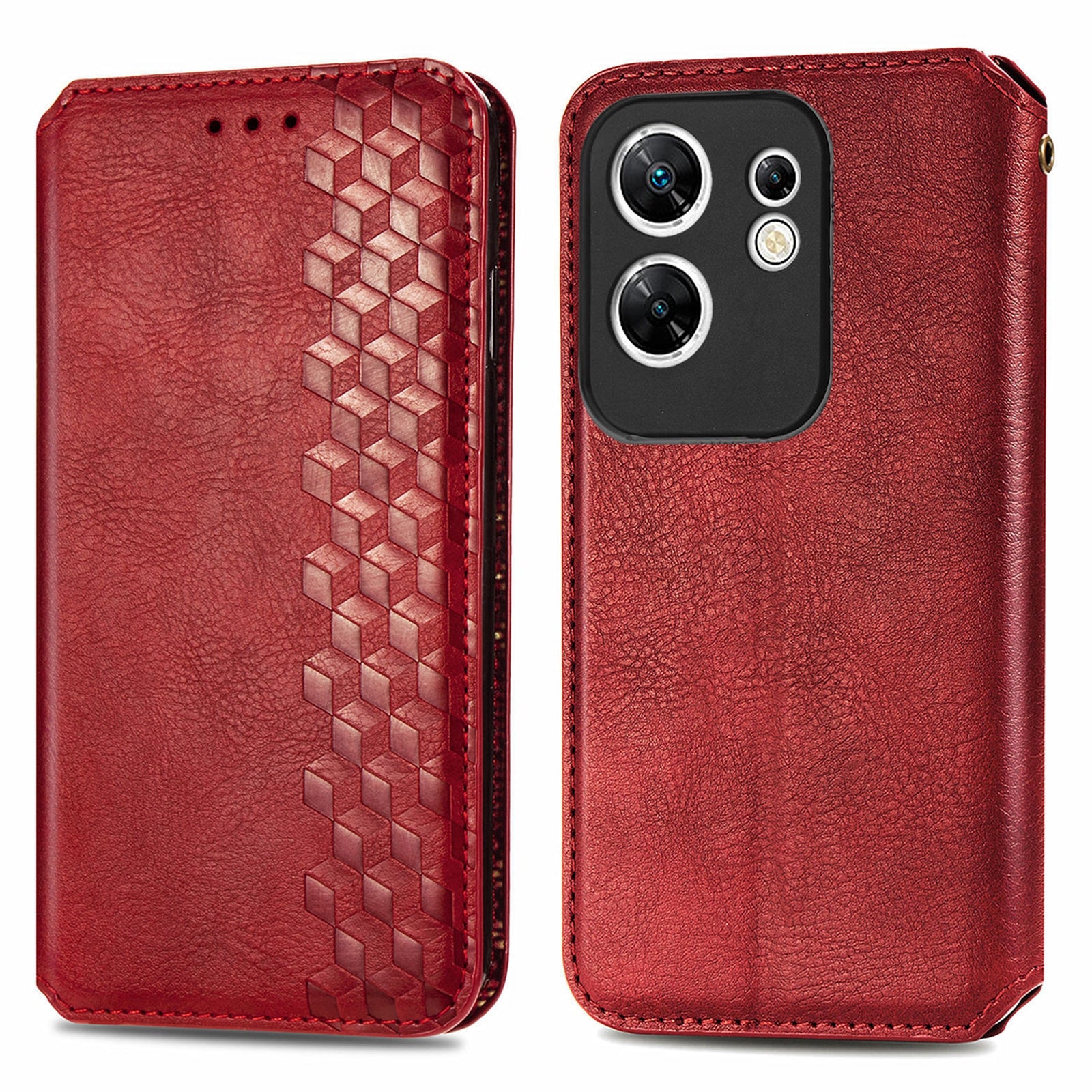 For Transsion Infinix Zero 30 4G Case Magnetic Closing PU Leather Phone Wallet Cover