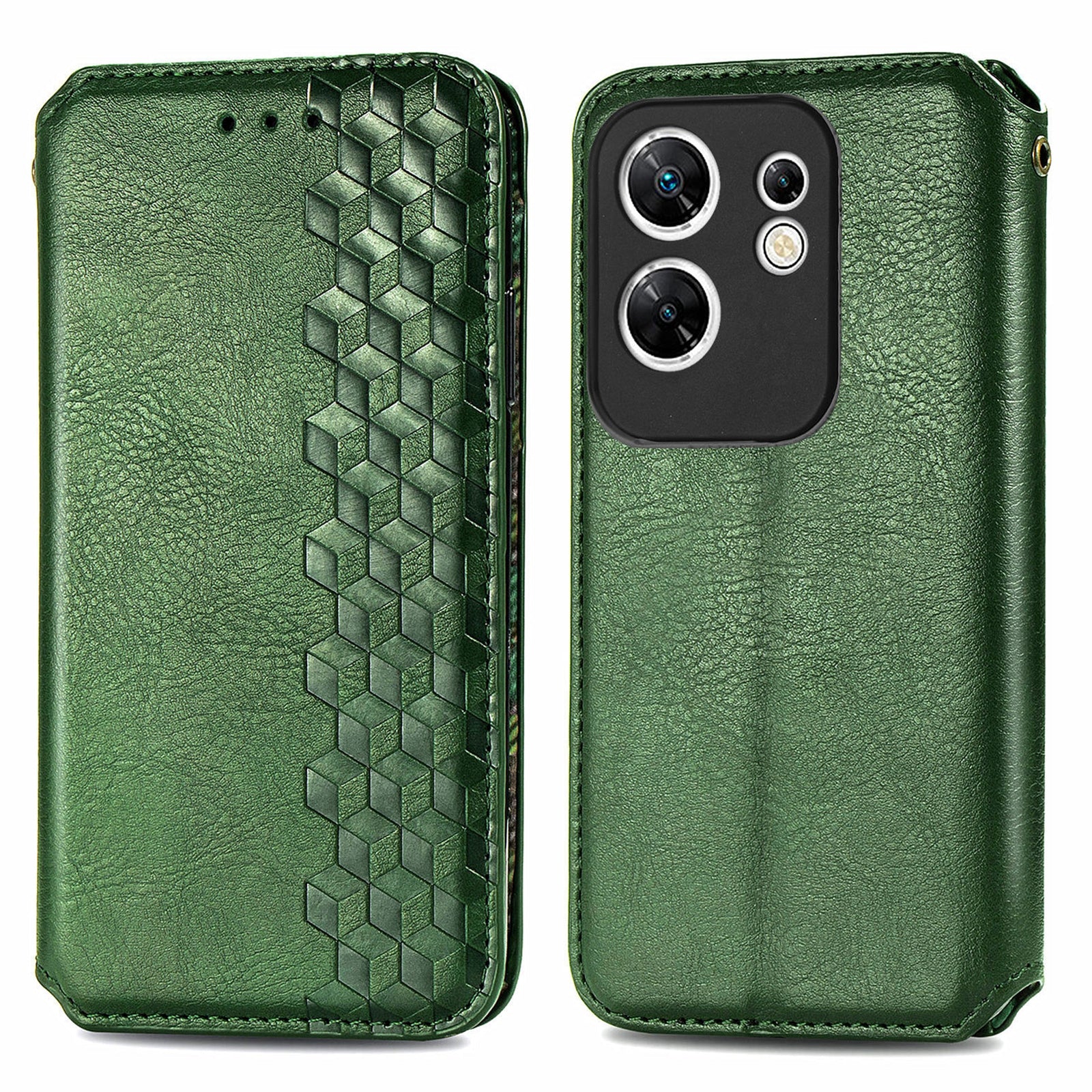 For Transsion Infinix Zero 30 4G Case Magnetic Closing PU Leather Phone Wallet Cover