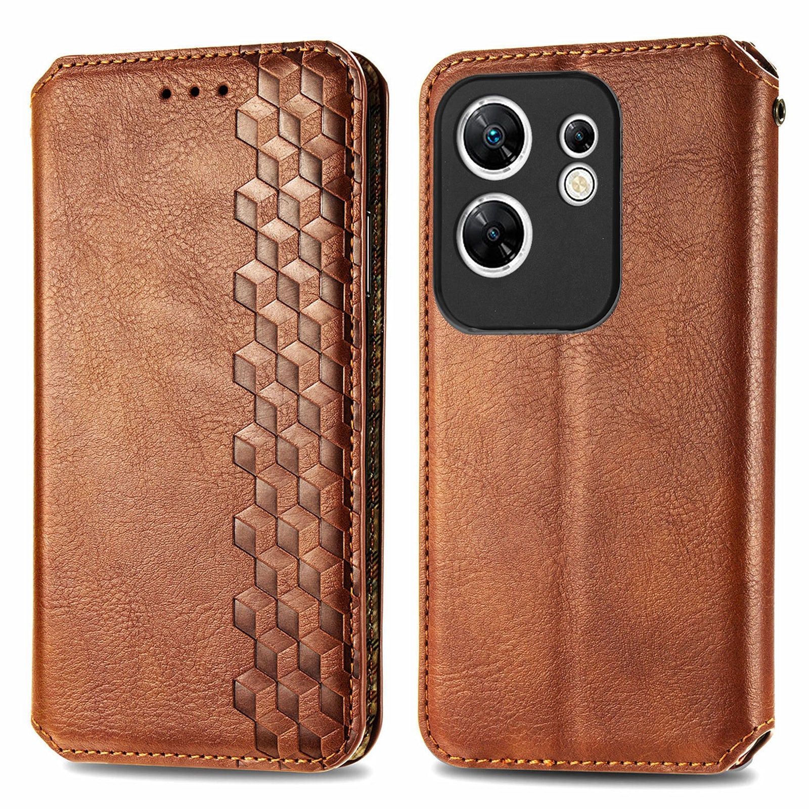 For Transsion Infinix Zero 30 4G Case Magnetic Closing PU Leather Phone Wallet Cover