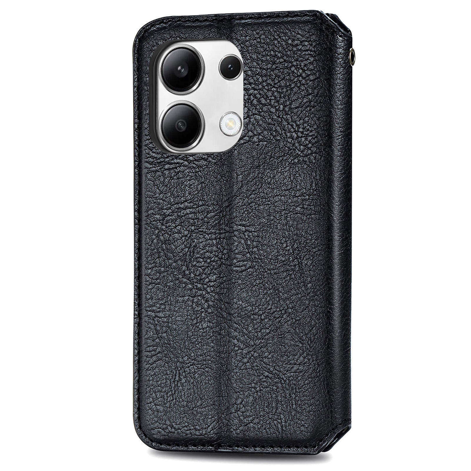 For Xiaomi Redmi Note 13 4G Wallet Cover Imprinted Rhombus Leather Phone Case