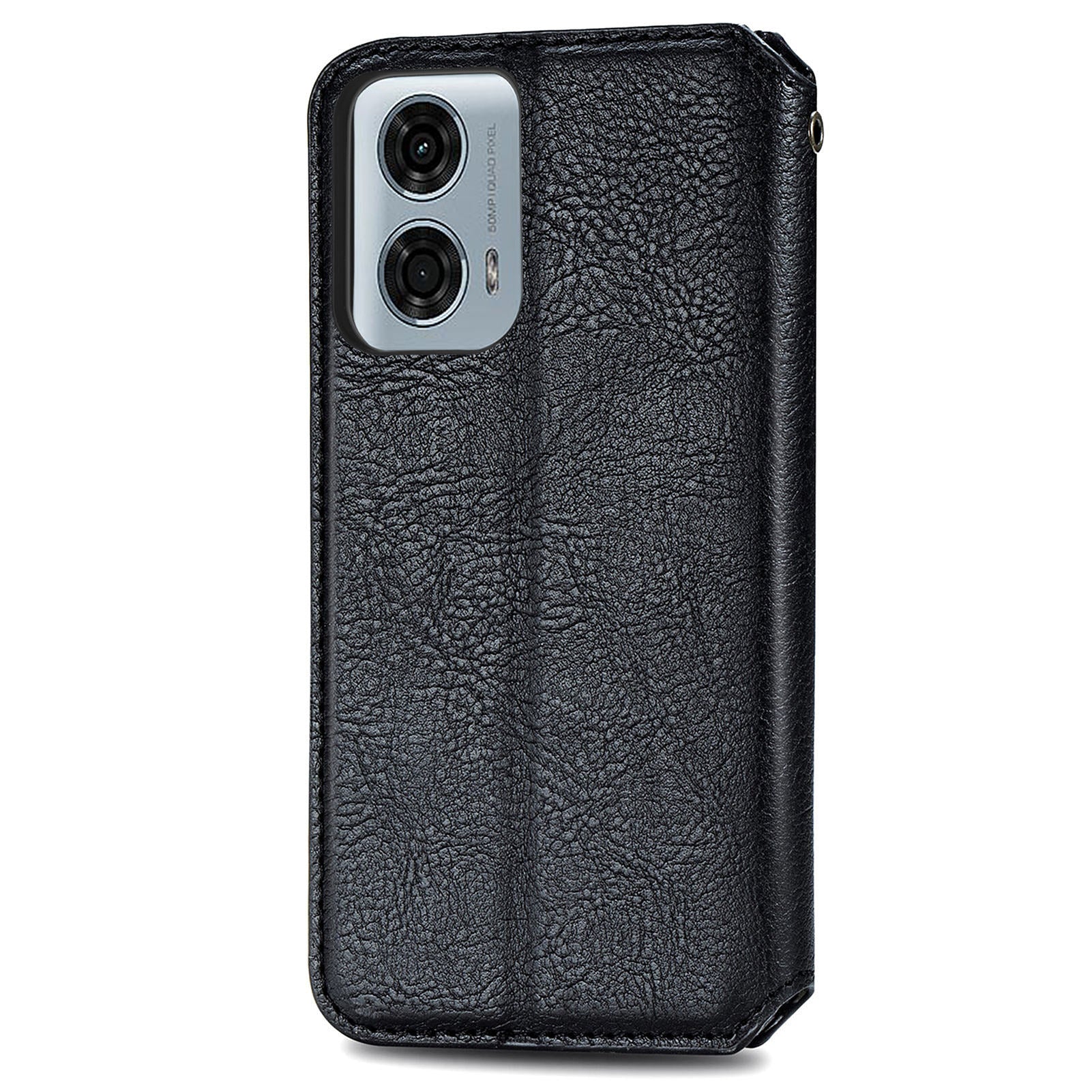 For Motorola Moto G24 Power Cell Phone Case Imprinted Folding Stand Leather Anti-drop Cover