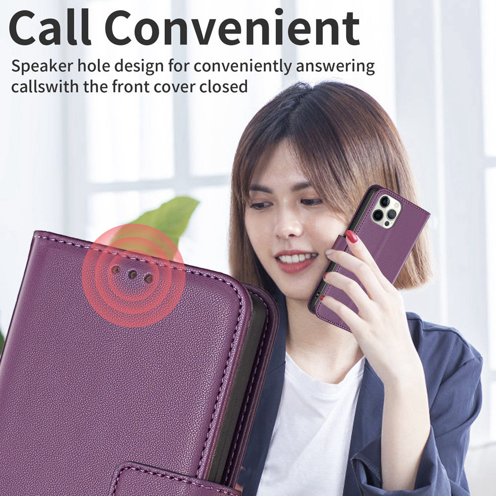 BINFEN COLOR BF17 For Sony Xperia 10 VI Case PU Leather Magnetic Buckle Flip Phone Cover