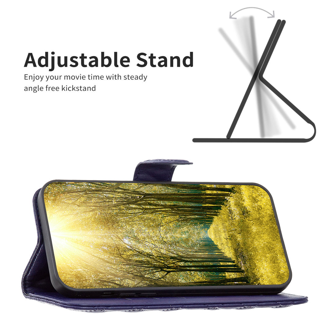 BINFEN COLOR BF Style-14 For Sony Xperia 10 VI Case Rhombus Grid Phone Cover with Magnetic Clasp