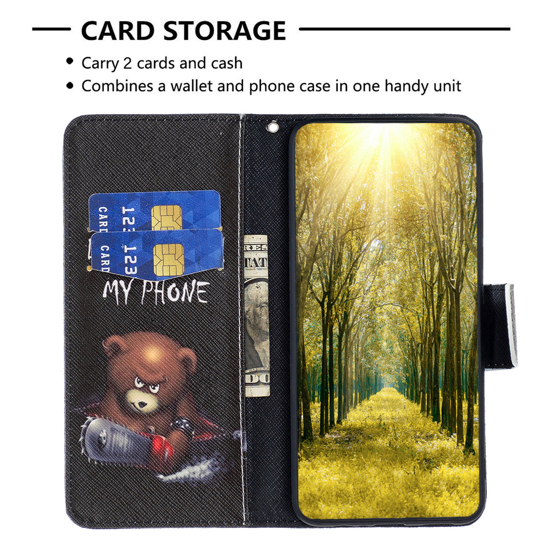 For Sony Xperia 10 VI Cell Phone Case Pattern Printing Leather Flip Stand Wallet Cover