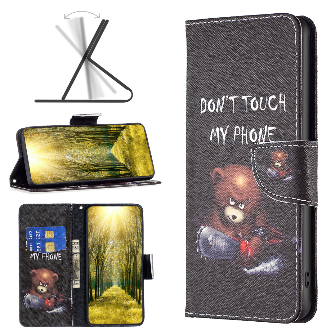 For Sony Xperia 10 VI Cell Phone Case Pattern Printing Leather Flip Stand Wallet Cover