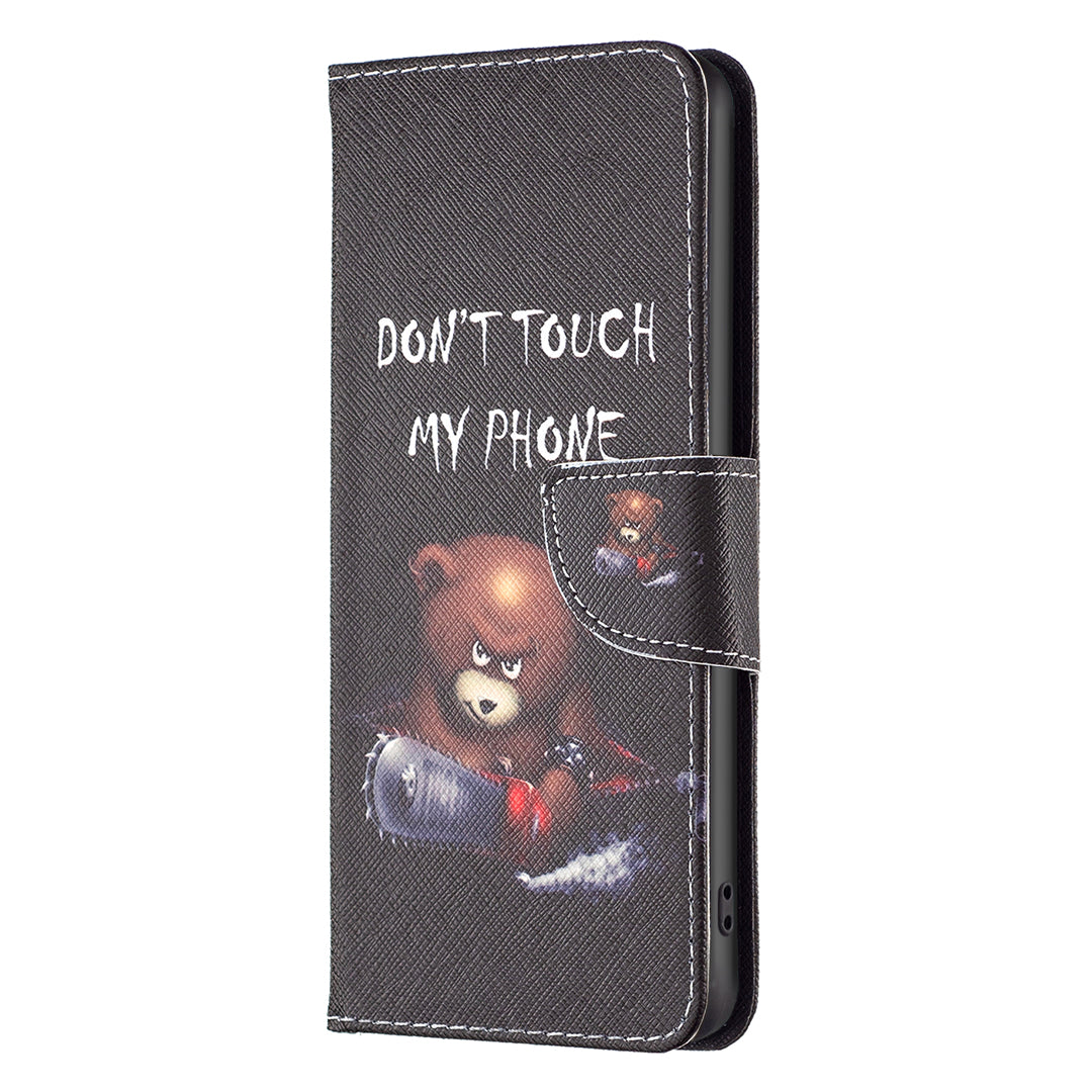For Sony Xperia 10 VI Cell Phone Case Pattern Printing Leather Flip Stand Wallet Cover