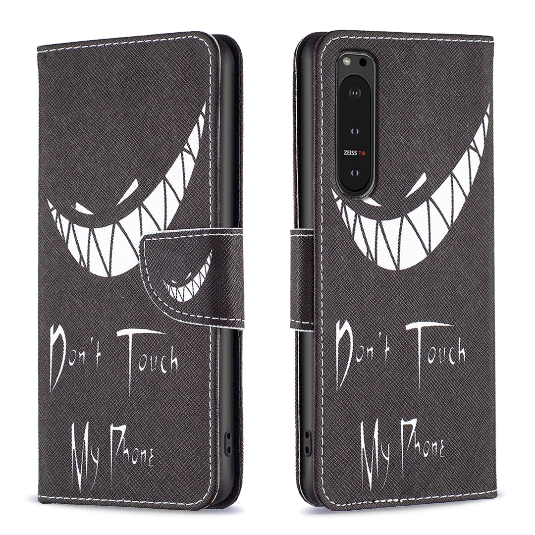 For Sony Xperia 10 VI Cell Phone Case Pattern Printing Leather Flip Stand Wallet Cover