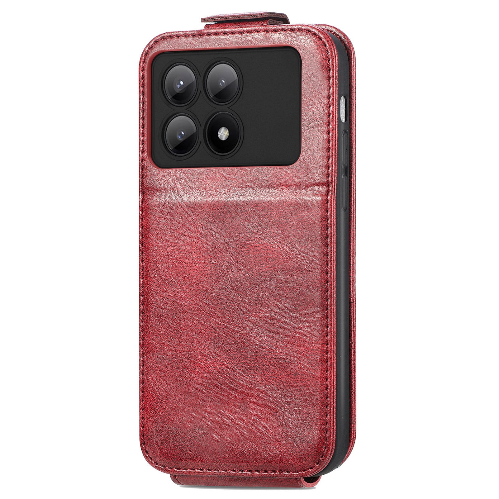 For Xiaomi Redmi K70E 5G / Poco X6 Pro 5G Case Vertical Flip Zipper TPU+PU Leather Phone Cover