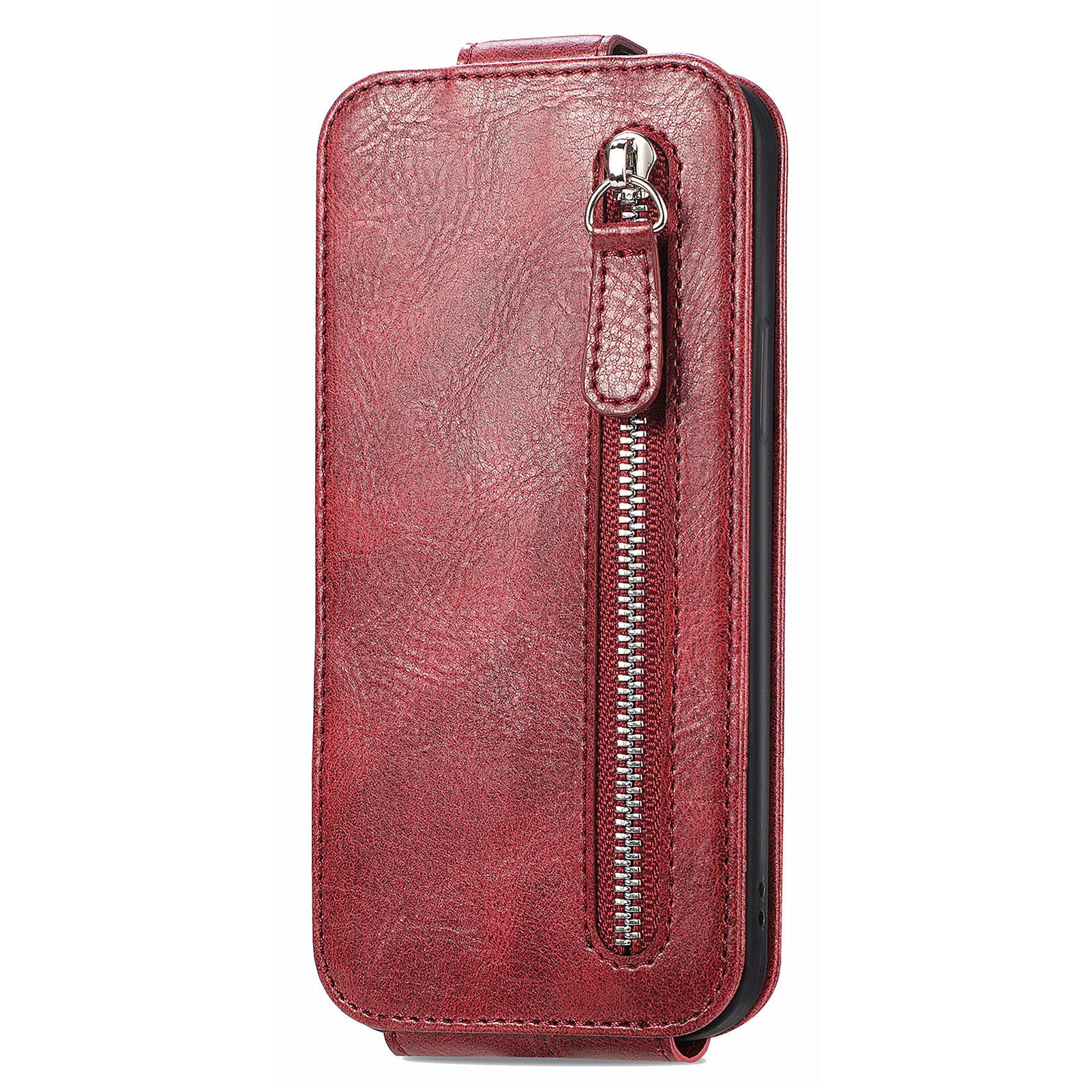 For Samsung Galaxy Xcover7 Dustproof Cell Phone Case Vertical Flip Zipper Pocket PU Leather Phone Stand Cover