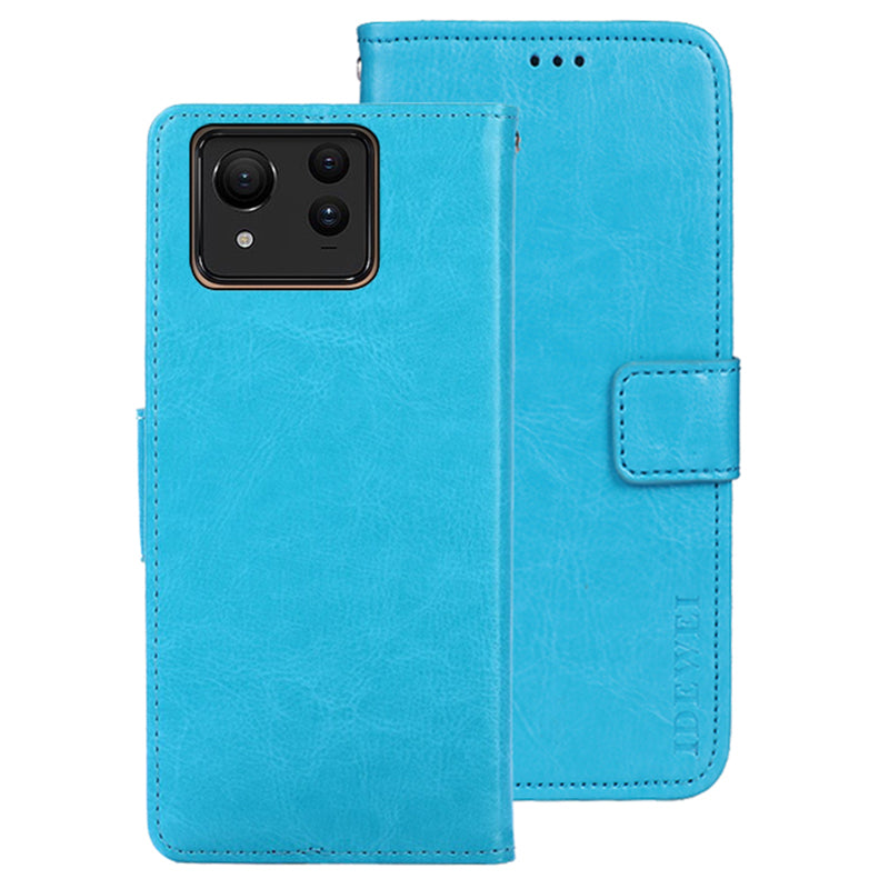 IDEWEI For Asus Zenfone 11 Ultra 5G Case Flip Leather Phone Wallet Cover Crazy Horse Texture