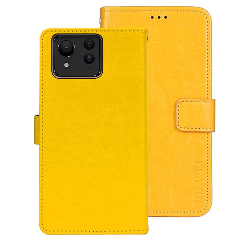 IDEWEI For Asus Zenfone 11 Ultra 5G Case Flip Leather Phone Wallet Cover Crazy Horse Texture