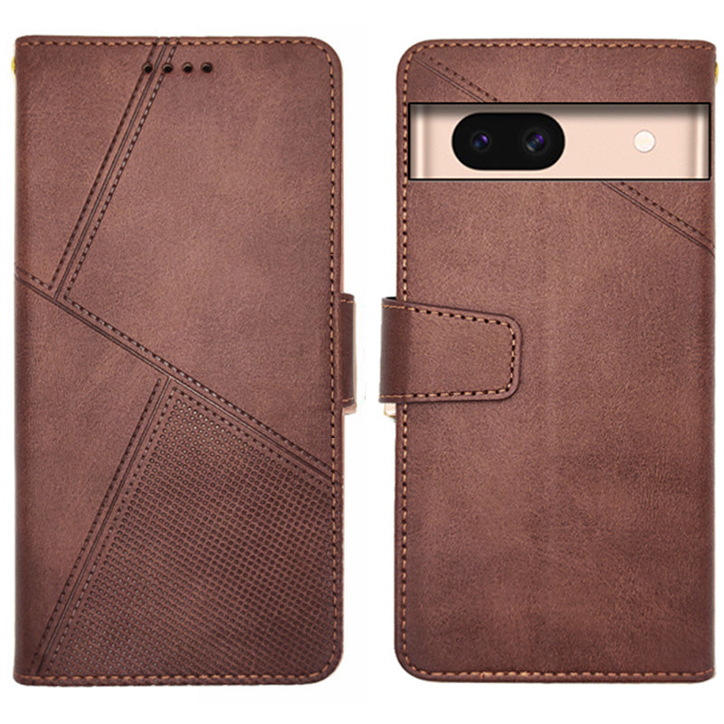 IDEWEI For Google Pixel 8a Case Card Slots Wallet Calf Texture PU Leather Phone Cover