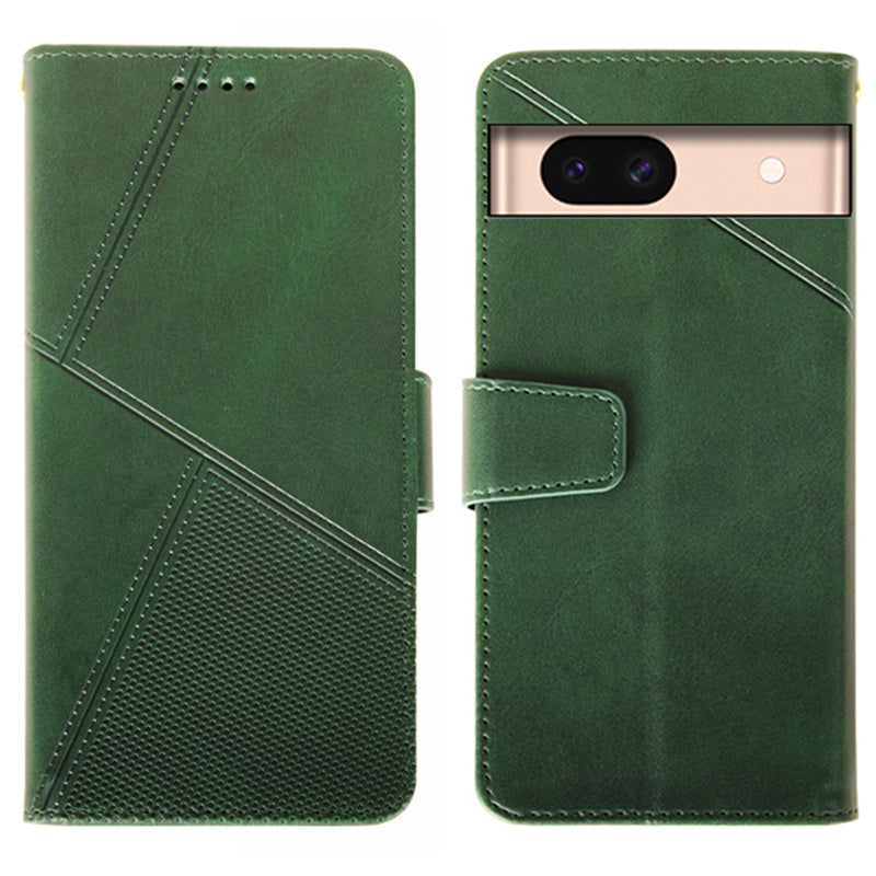 IDEWEI For Google Pixel 8a Case Card Slots Wallet Calf Texture PU Leather Phone Cover