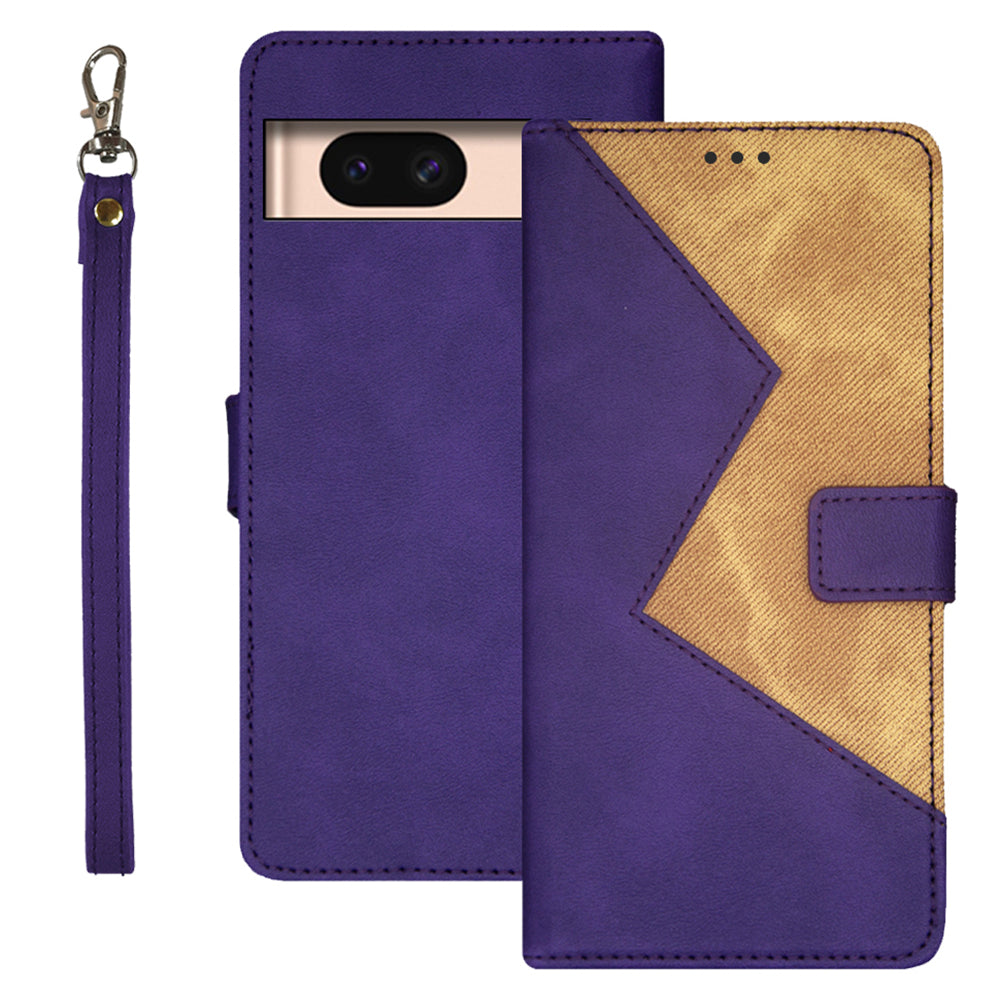IDEWEI For Google Pixel 8a Case Card Slots Holder Folio PU Leather Phone Cover