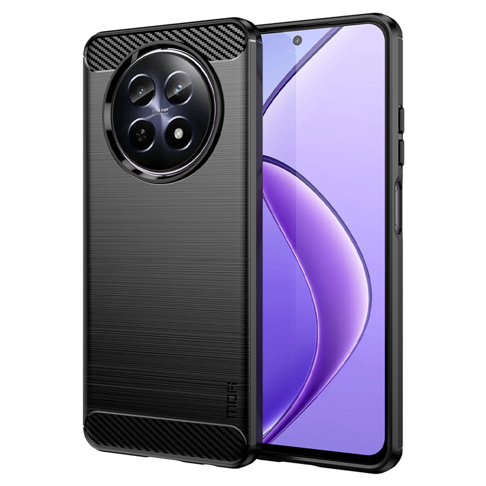 MOFI JK TPU Series-1 For Realme 12 Case Brushed Anti-Fall TPU Phone Cover