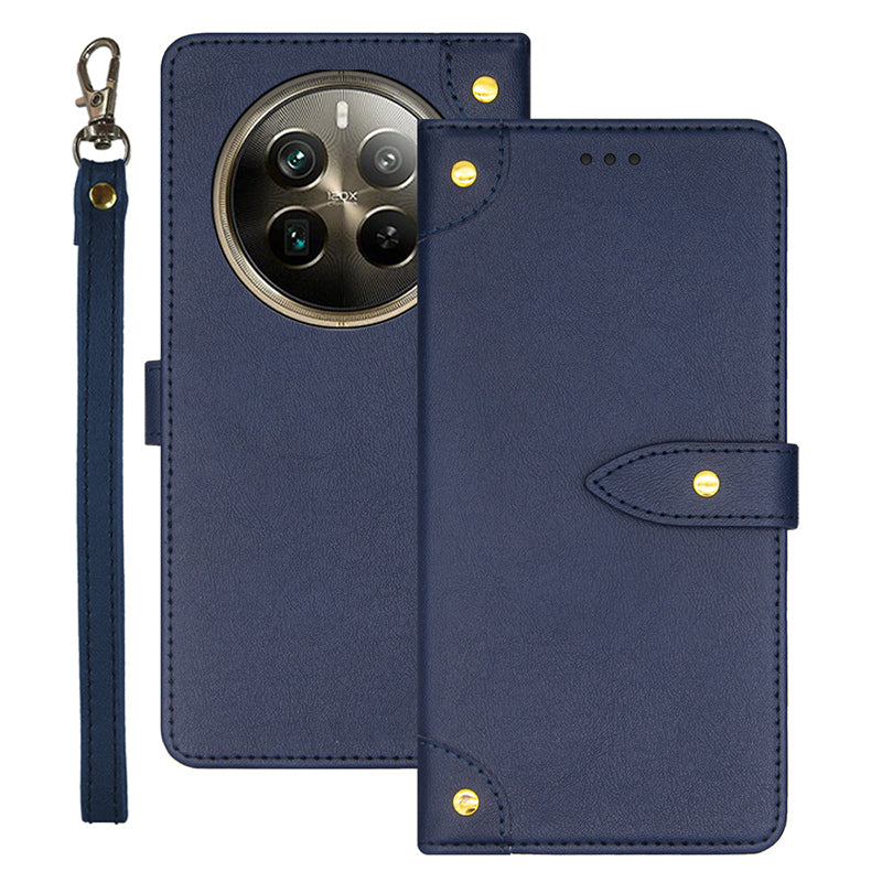 IDEWEI For Realme 12 Pro 5G / 12 Pro+ 5G Case Card Holder Stand Leather Phone Cover