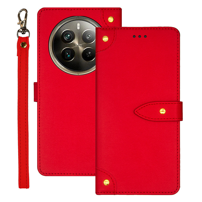 IDEWEI For Realme 12 Pro 5G / 12 Pro+ 5G Case Card Holder Stand Leather Phone Cover