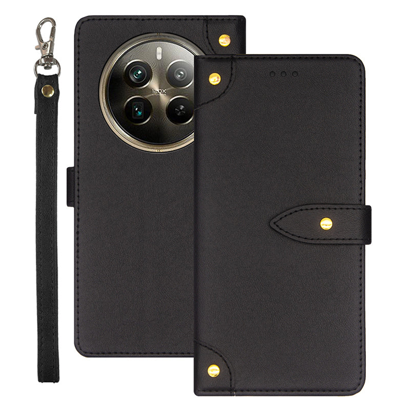IDEWEI For Realme 12 Pro 5G / 12 Pro+ 5G Case Card Holder Stand Leather Phone Cover