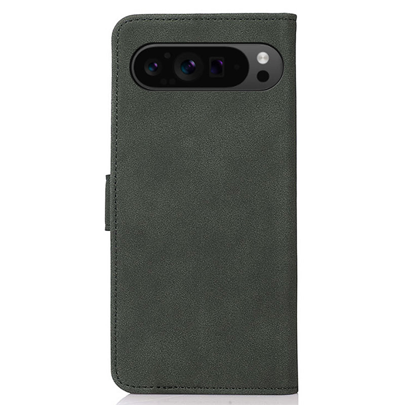 KHAZNEH For Google Pixel 9 Pro Phone Case Folding Stand Cover Leather Wallet Shell