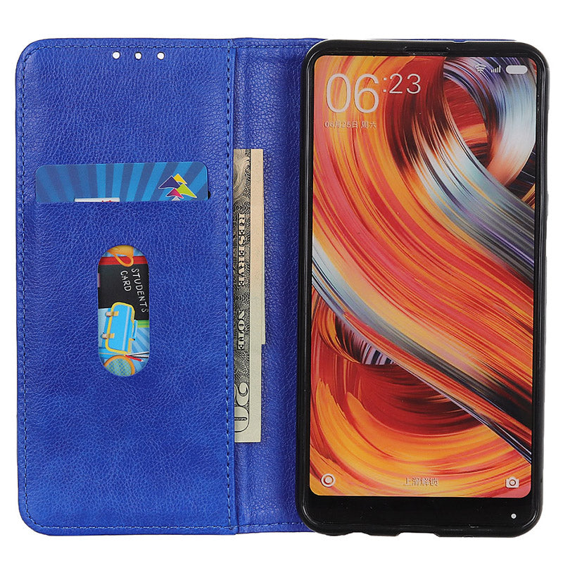 For Google Pixel 9 Pro Case Anti-scratch Litchi Texture Split Leather Wallet Stand Phone Cover