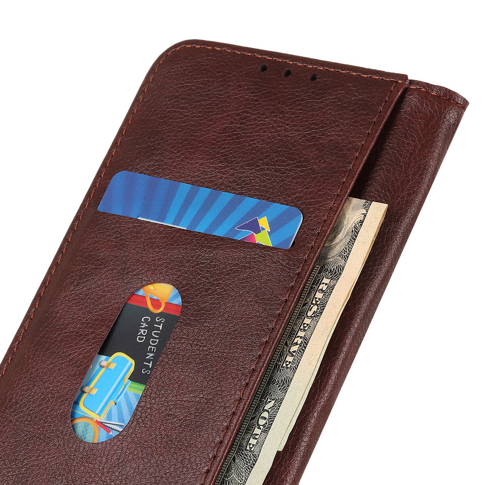 For Google Pixel 9 Cell Phone Case Split Leather Drop-proof Cover with Wallet Stand