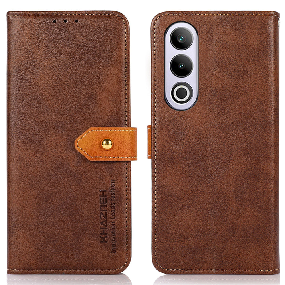 KHAZNEH For OnePlus Nord CE4 5G / Ace 3V 5G Magnetic Flip PU Leather Case Cell Phone Stand Cover
