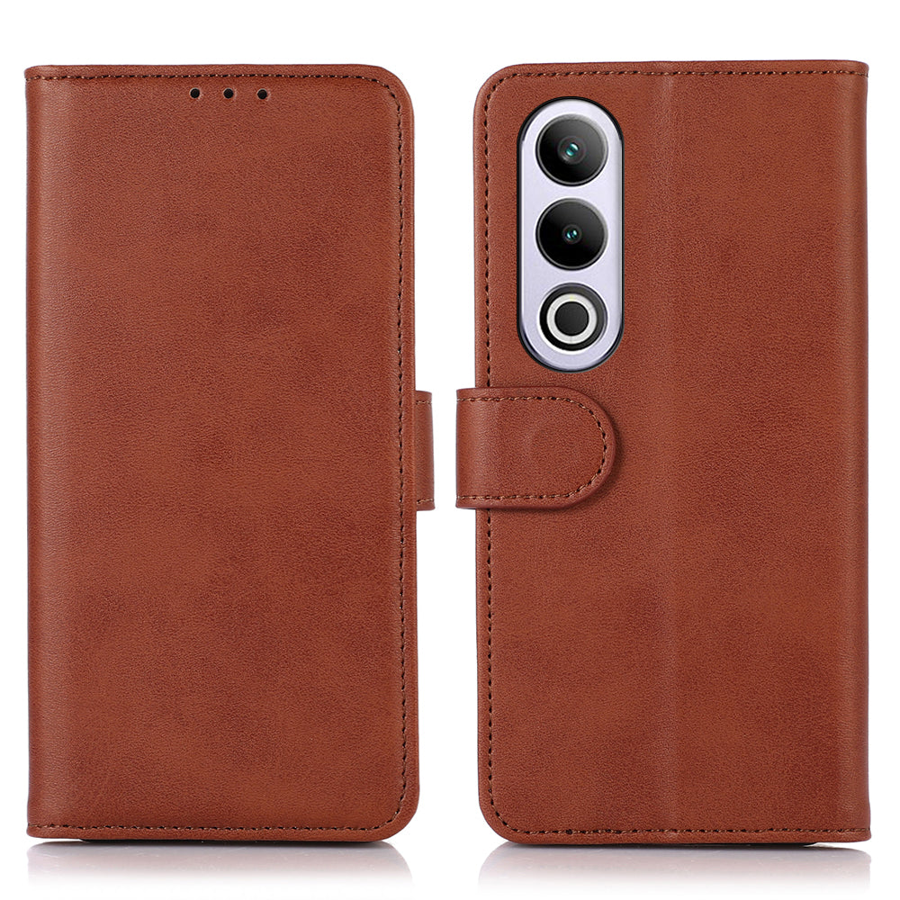 For OnePlus Nord CE4 5G / Ace 3V 5G Case PU Leather Cowhide Texture Card Slots Wallet Phone Cover