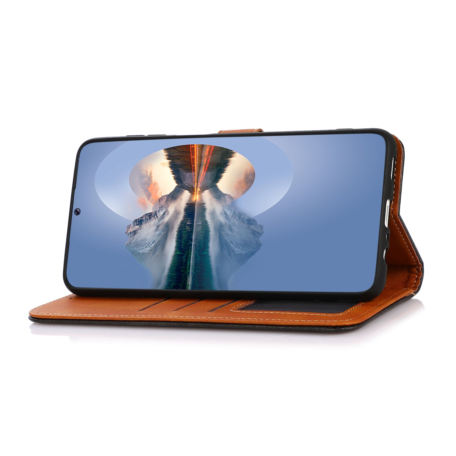 KHAZNEH For Google Pixel 9 Magnetic Flip PU Leather Case Cell Phone Stand Cover
