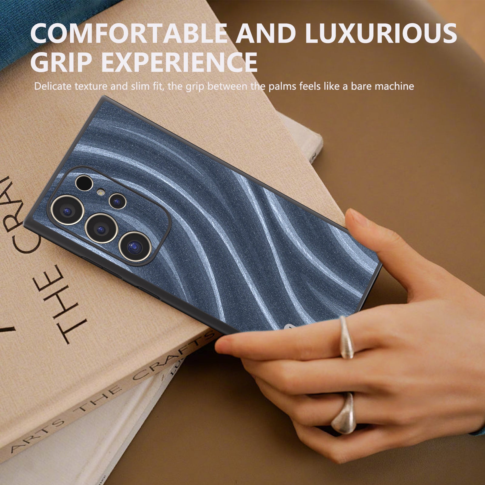 ABEEL For Samsung Galaxy S24 Ultra Case Milky Way Series PU Leather + PC + TPU Phone Back Shell