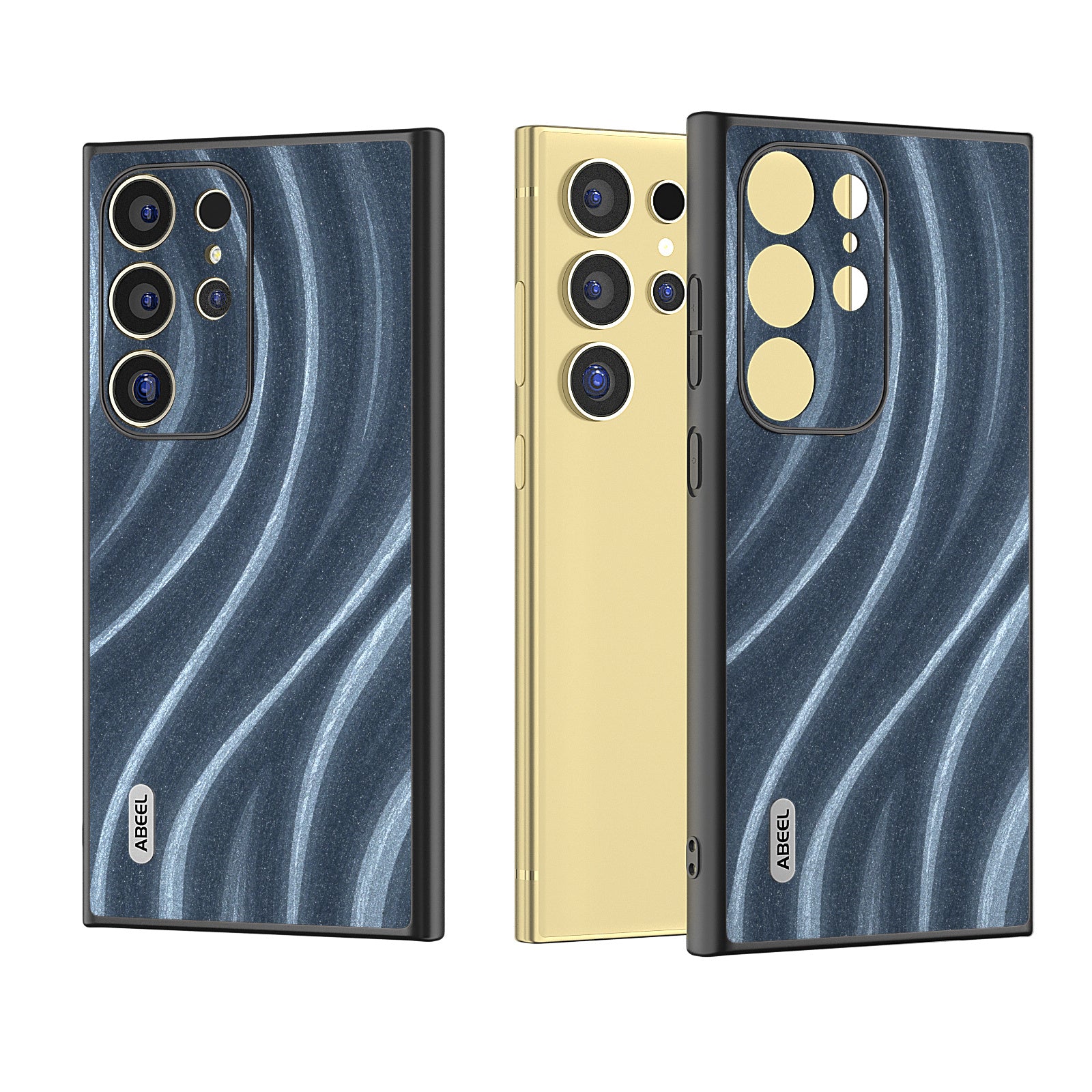 ABEEL For Samsung Galaxy S24 Ultra Case Milky Way Series PU Leather + PC + TPU Phone Back Shell