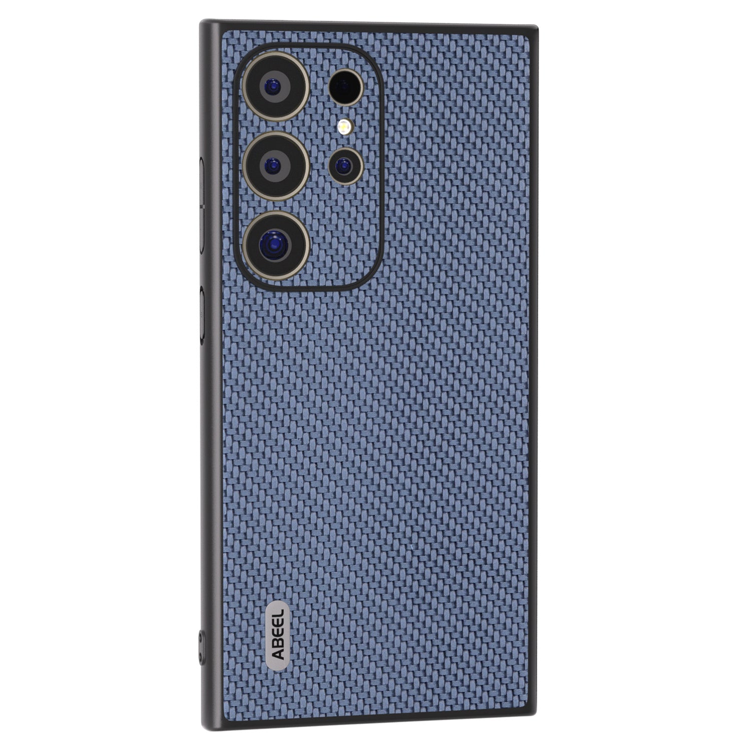 ABEEL For Samsung Galaxy S24 Ultra Case Carbon Fiber Texture PU Leather+PC+TPU Cell Phone Cover