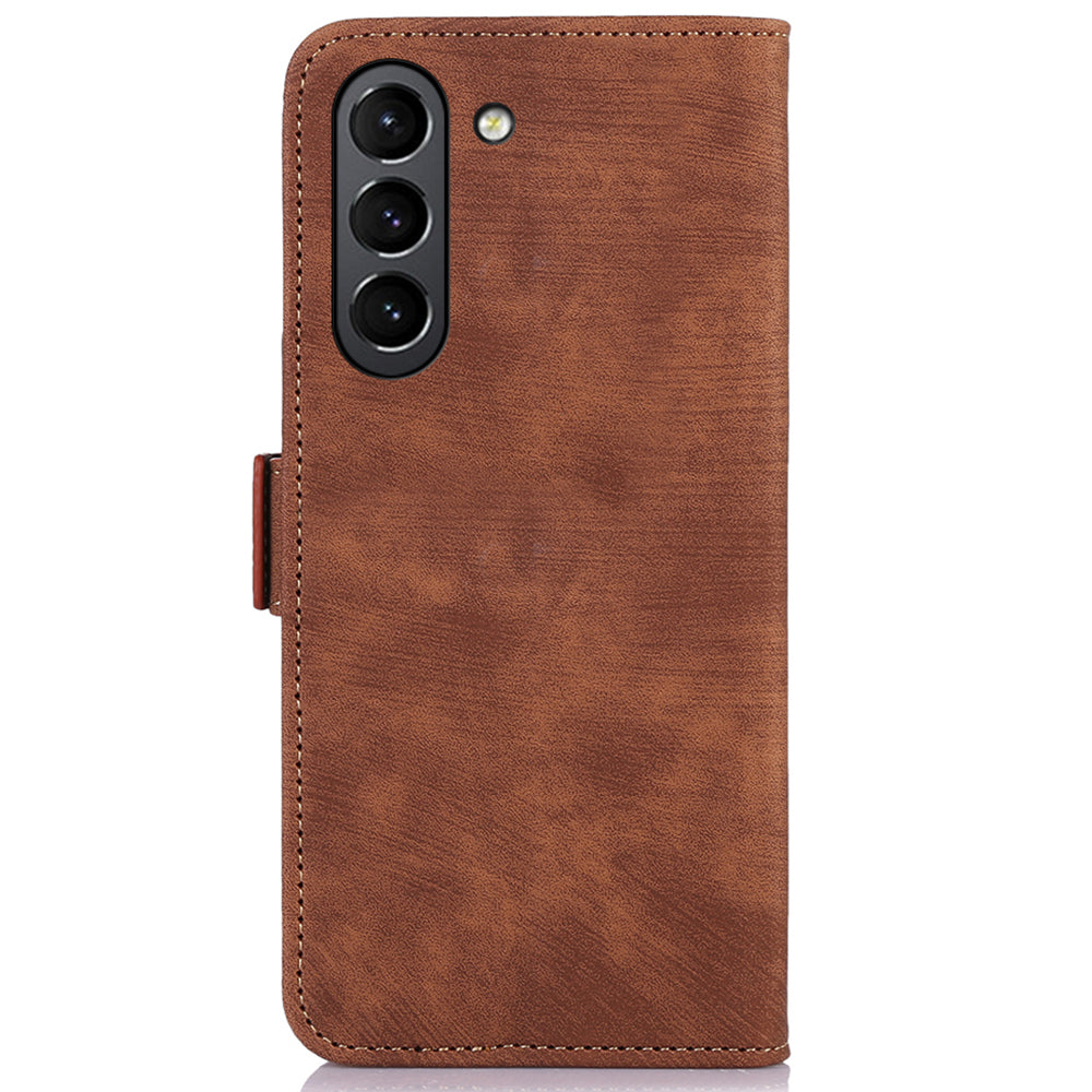 ABEEL For Samsung Galaxy S21 FE 5G Case Retro PU Leather Wallet Phone Protective Cover