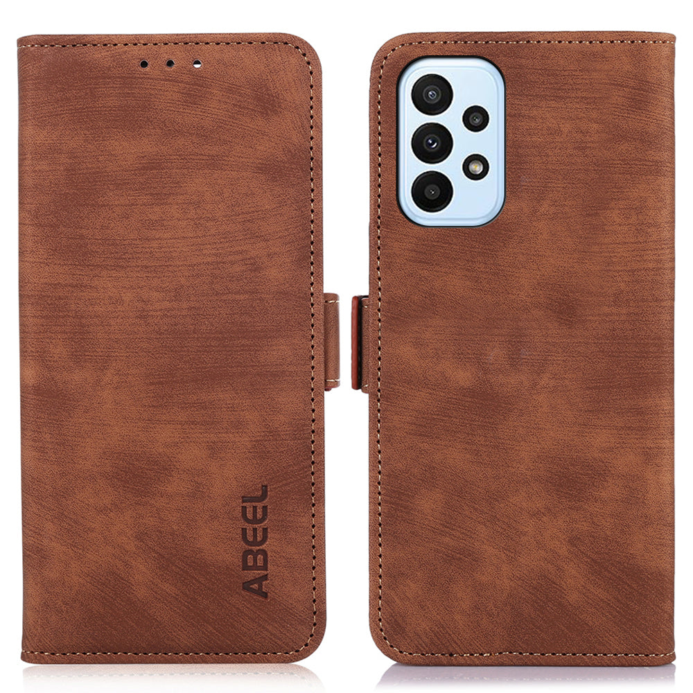 ABEEL For Samsung Galaxy A53 5G Case Retro Leather Wallet Card Slots Phone Cover
