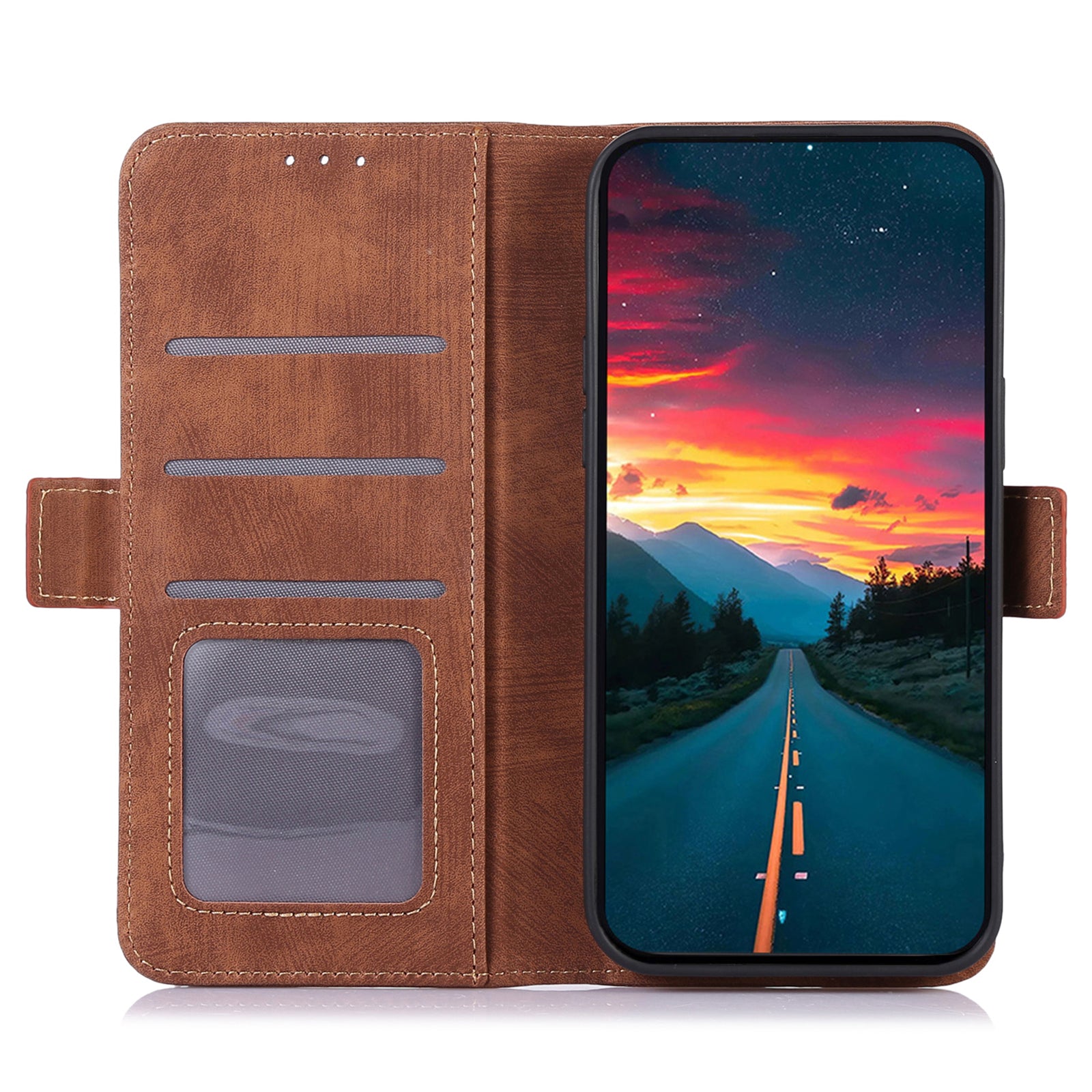 ABEEL For Samsung Galaxy A33 5G Leather Case Retro Phone Cover with Wallet Stand