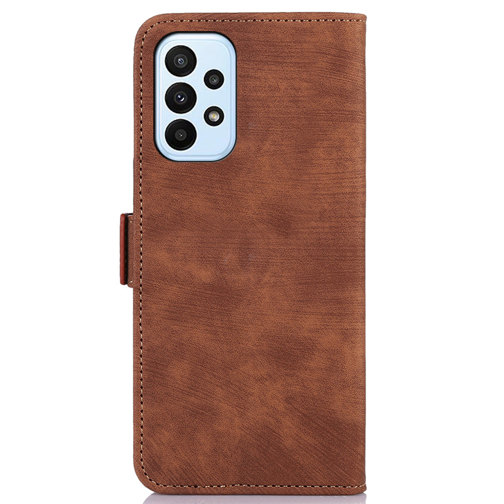 ABEEL For Samsung Galaxy A33 5G Leather Case Retro Phone Cover with Wallet Stand