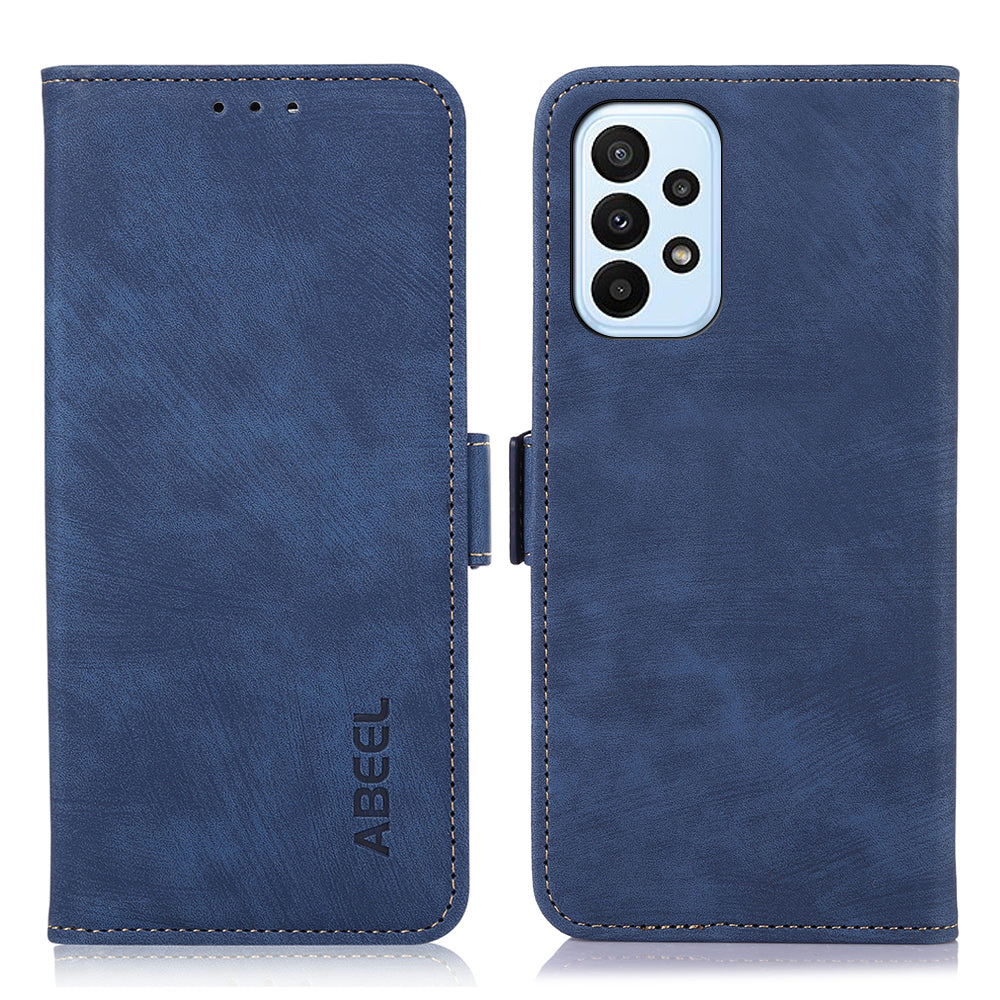 ABEEL For Samsung Galaxy A33 5G Leather Case Retro Phone Cover with Wallet Stand