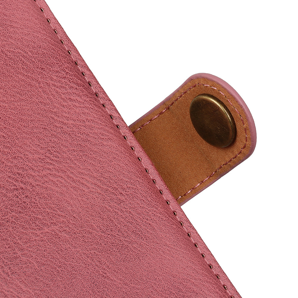 KHAZNEH For Motorola Moto G34 5G Cell Phone Case Cowhide Texture Leather Wallet Cover