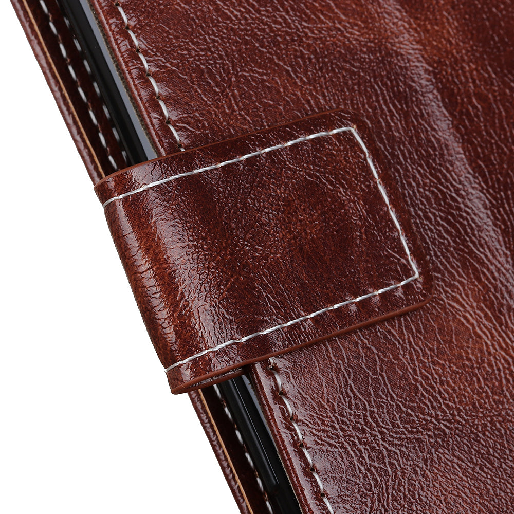 For Motorola Moto G24 Power Anti-Scratch Wallet Phone Stand Case Retro Crazy Horse Texture PU Leather Cover