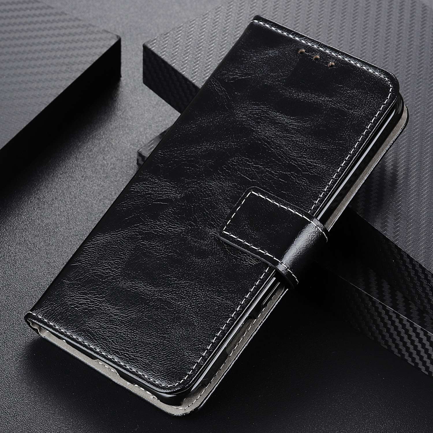 For Xiaomi 14 Ultra Drop Resistant Wallet Case Retro PU Leather Phone Cover