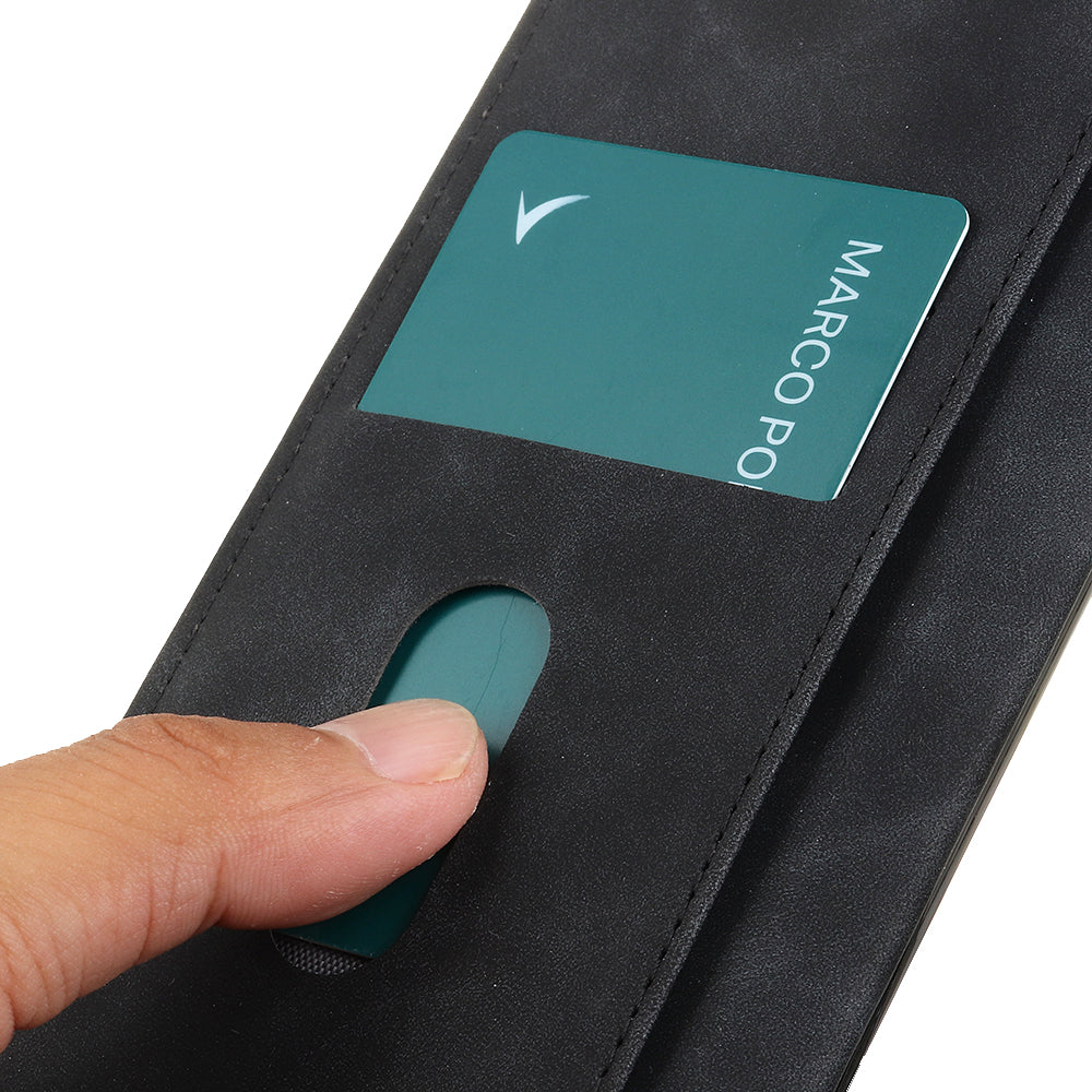 KHAZNEH For Xiaomi 14 Ultra Case Retro PU Leather Wallet Bump Proof Phone Cover